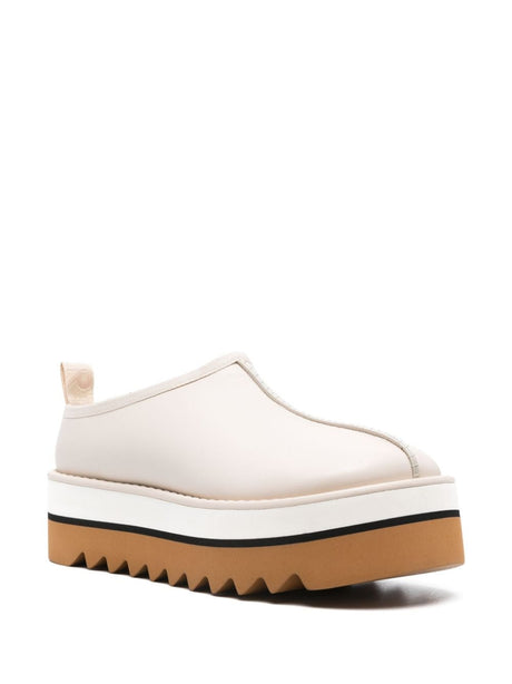 STELLA MCCARTNEY Platform Slippers with Logo Pull-Tab for Women