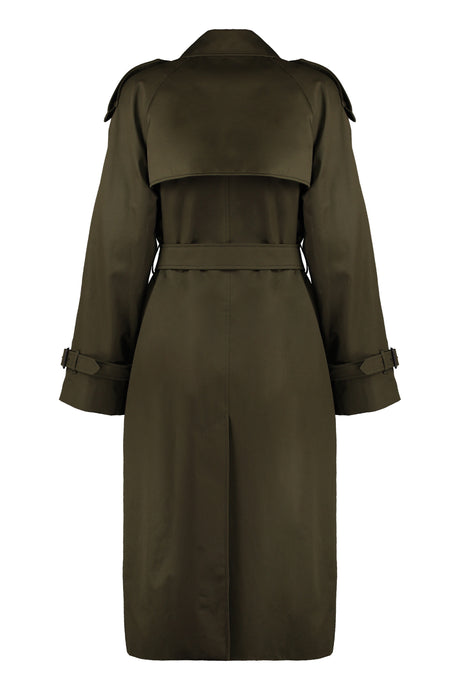 BURBERRY Double-Breasted Long Trench Jacket for Women