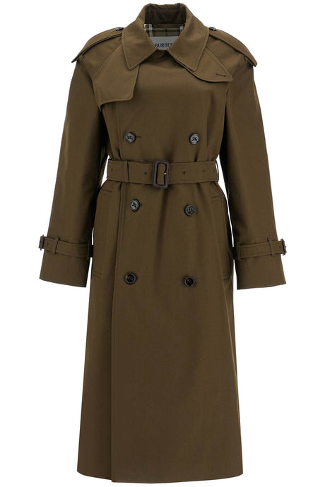 BURBERRY Cotton Blend Trench Jacket for Women