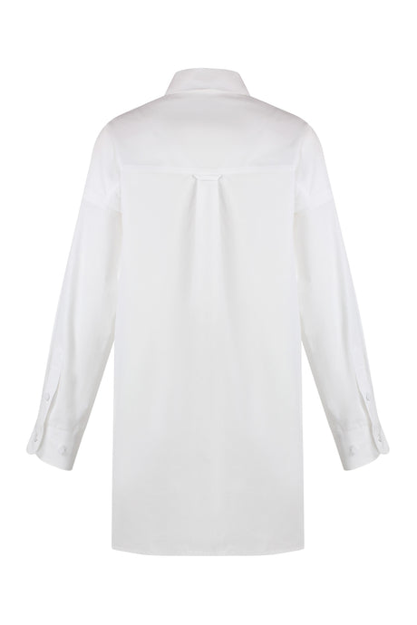 GUCCI Cotton Poplin Shirt with Hidden Fastening and Side Slits - Fall/Winter 2024