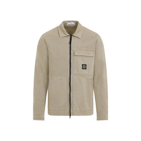 STONE ISLAND Men's Overshirt Jacket - Perfect for Fall/Winter 2024