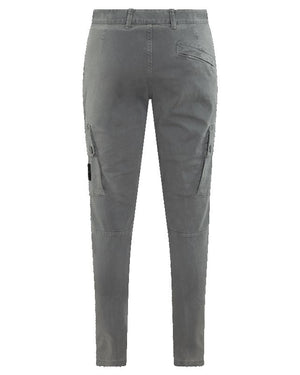 STONE ISLAND Contemporary Grey-Green Trousers