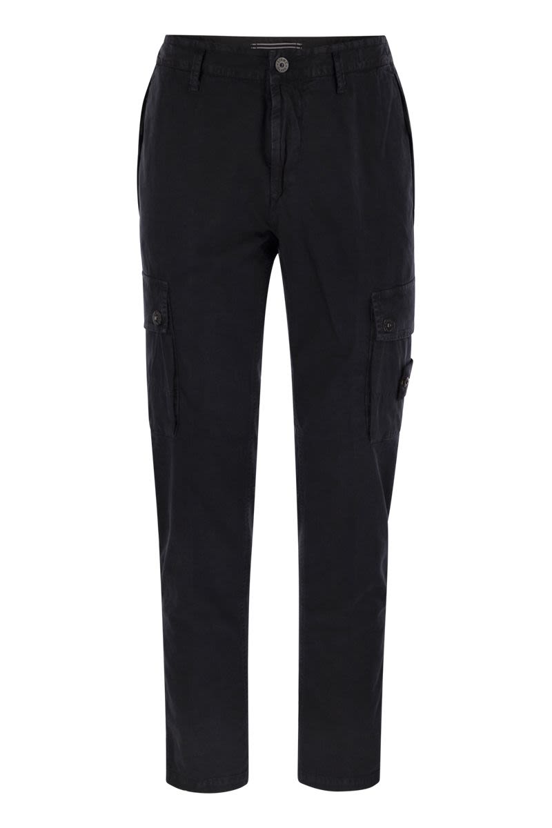 STONE ISLAND Slim Fit Cargo Twill Trousers