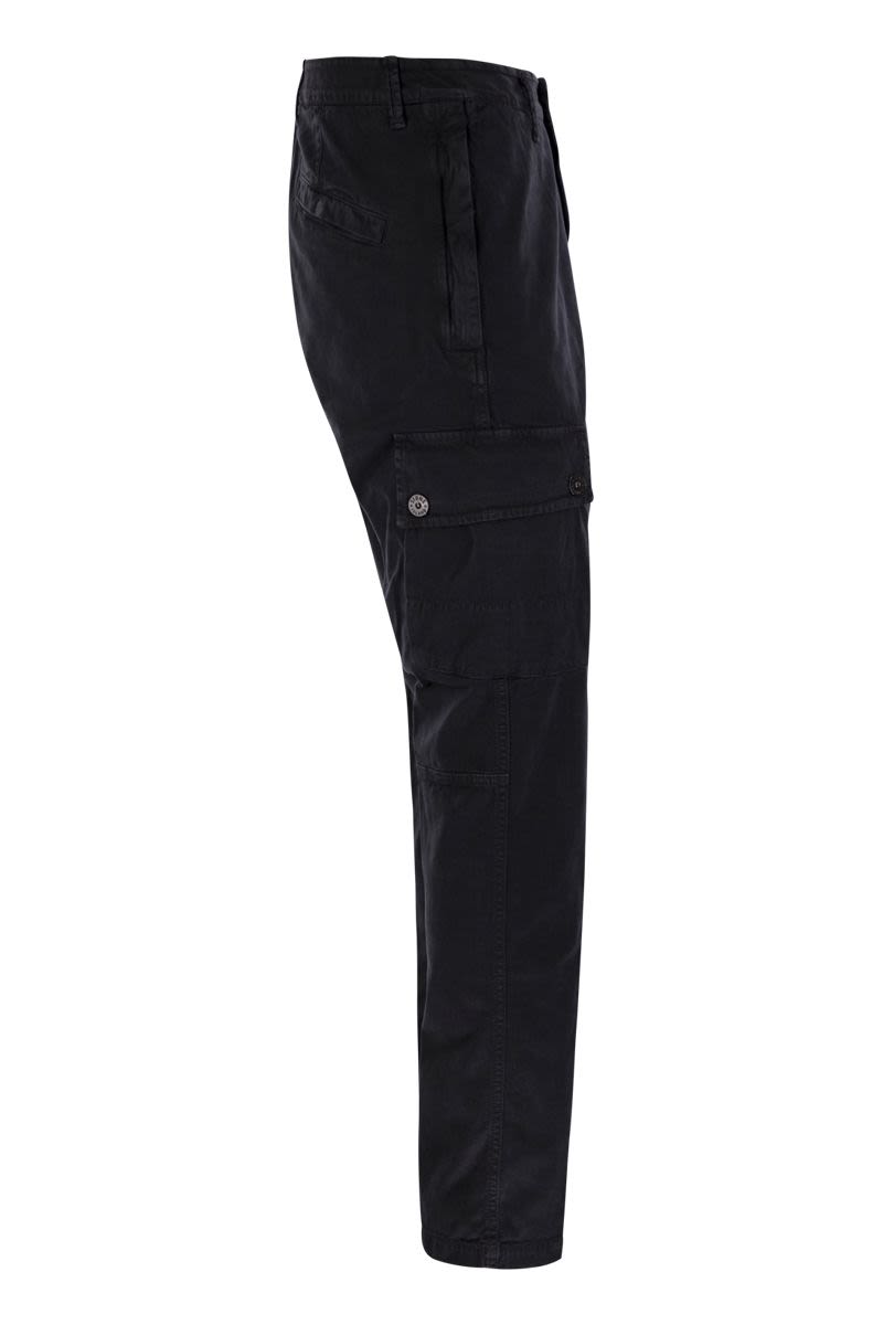 STONE ISLAND Slim Fit Cargo Twill Trousers