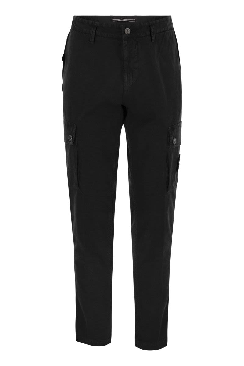 STONE ISLAND Slim Fit Cargo Twill Trousers