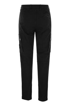 STONE ISLAND Slim Fit Cargo Twill Trousers