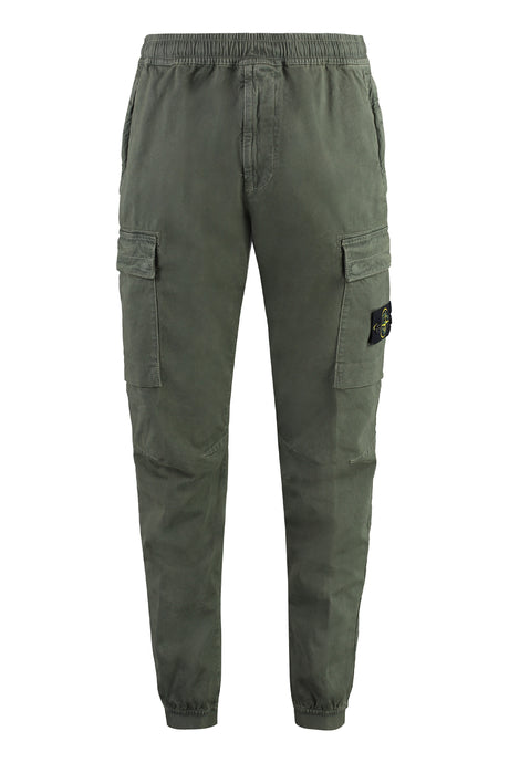 STONE ISLAND Stretch Cotton Vintage Cargo Trousers for Men