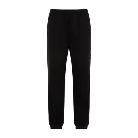 STONE ISLAND Regular Fit Wool Pants for Men - Fall/Winter 2024