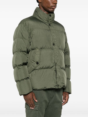 STONE ISLAND Nylon Quilted Down Jacket - Seasonal Green