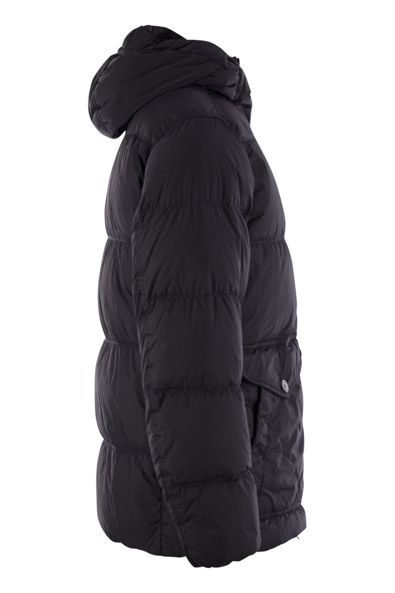 STONE ISLAND Luxury Performance Hooded Down Jacket