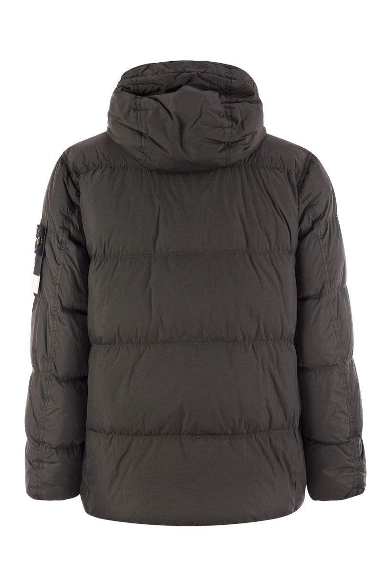 STONE ISLAND Luxury Performance Hooded Down Jacket