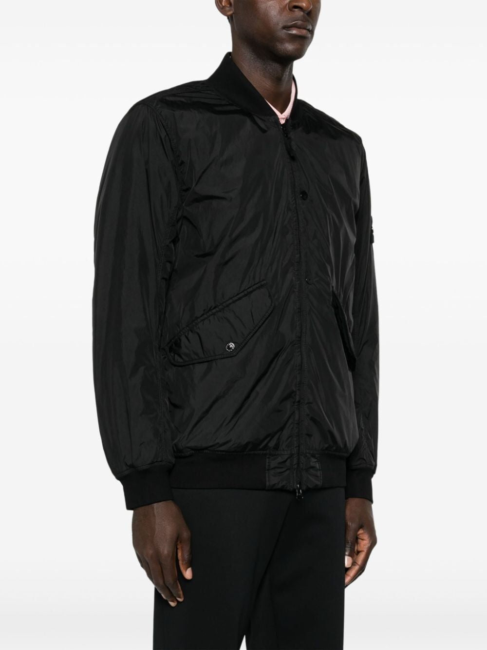 STONE ISLAND Winter-Ready Padded Black Jacket