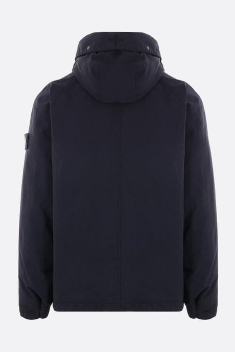 STONE ISLAND Navy Blue Tactical Winter Jacket