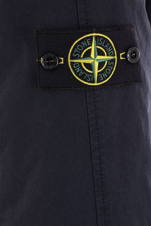 STONE ISLAND Navy Blue Tactical Winter Jacket