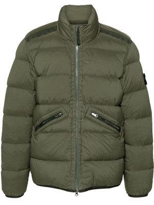 STONE ISLAND Premium Black Nylon Down Jacket for Men