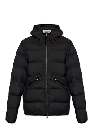 STONE ISLAND Men's Feather Down Polyamide Jacket - Outerwear for Fall/Winter 2024