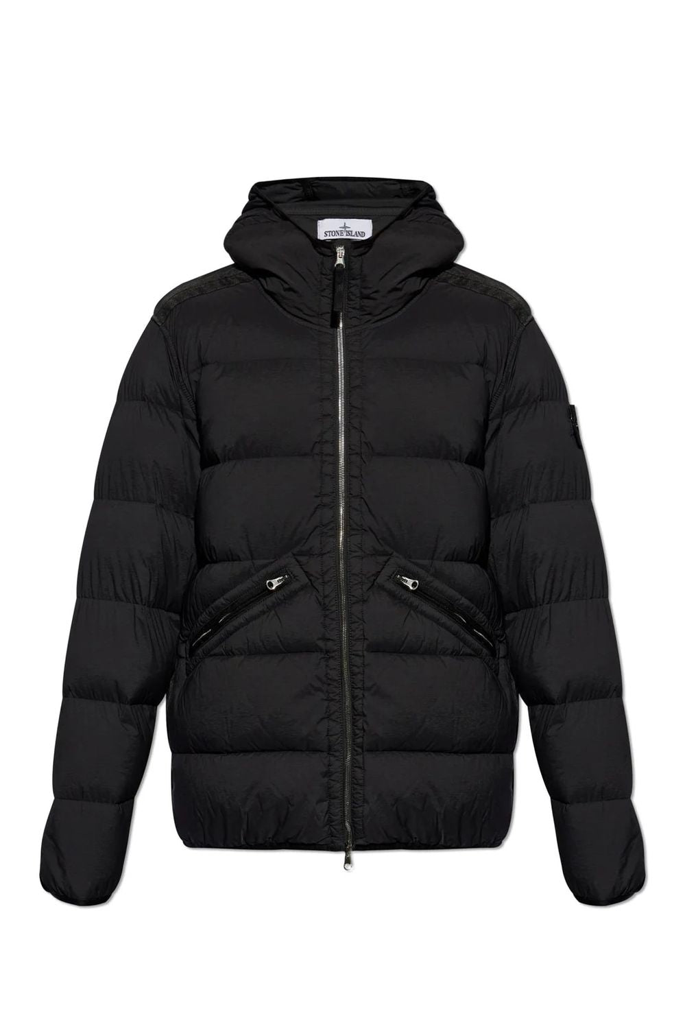 STONE ISLAND Urban Black Down Vest - Winter 2024 Collection