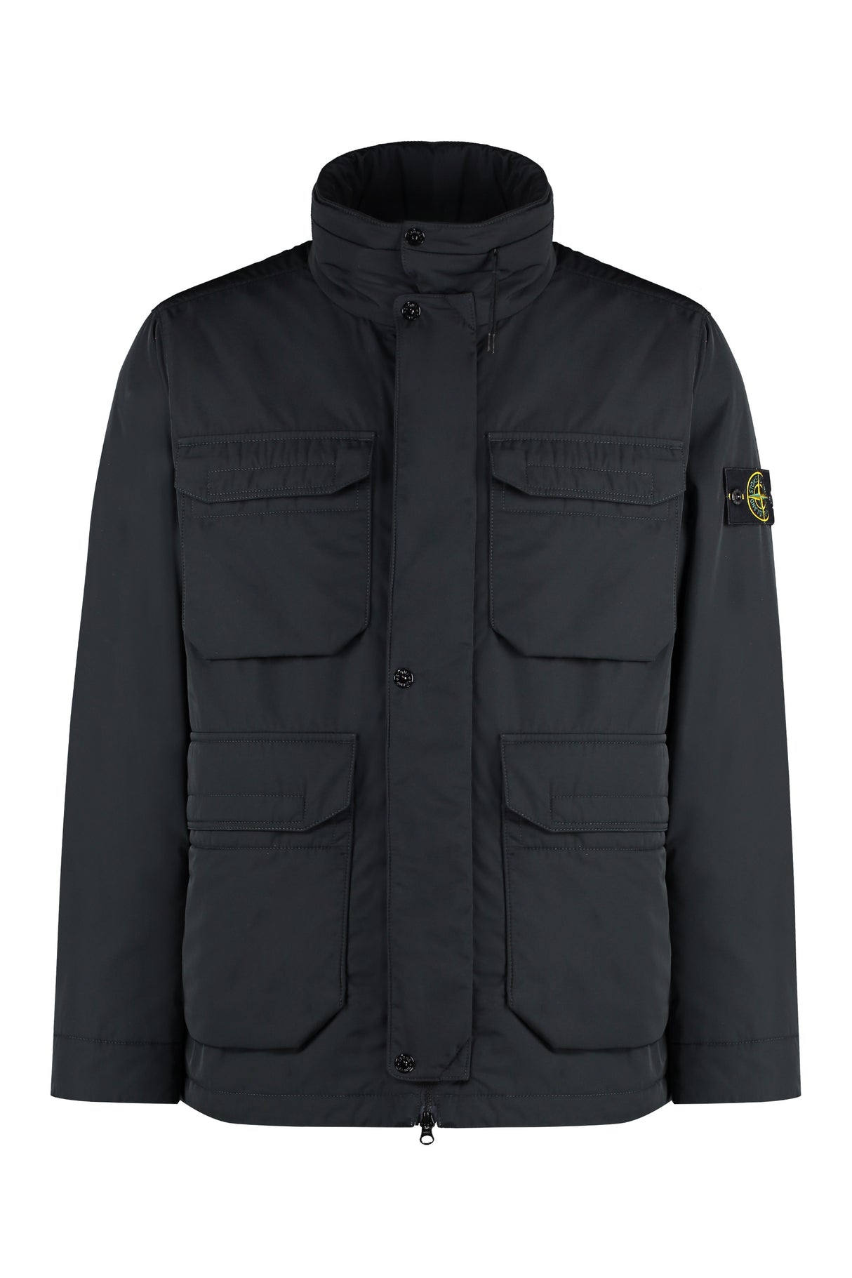 STONE ISLAND Technical Fabric Hooded Jacket for Men