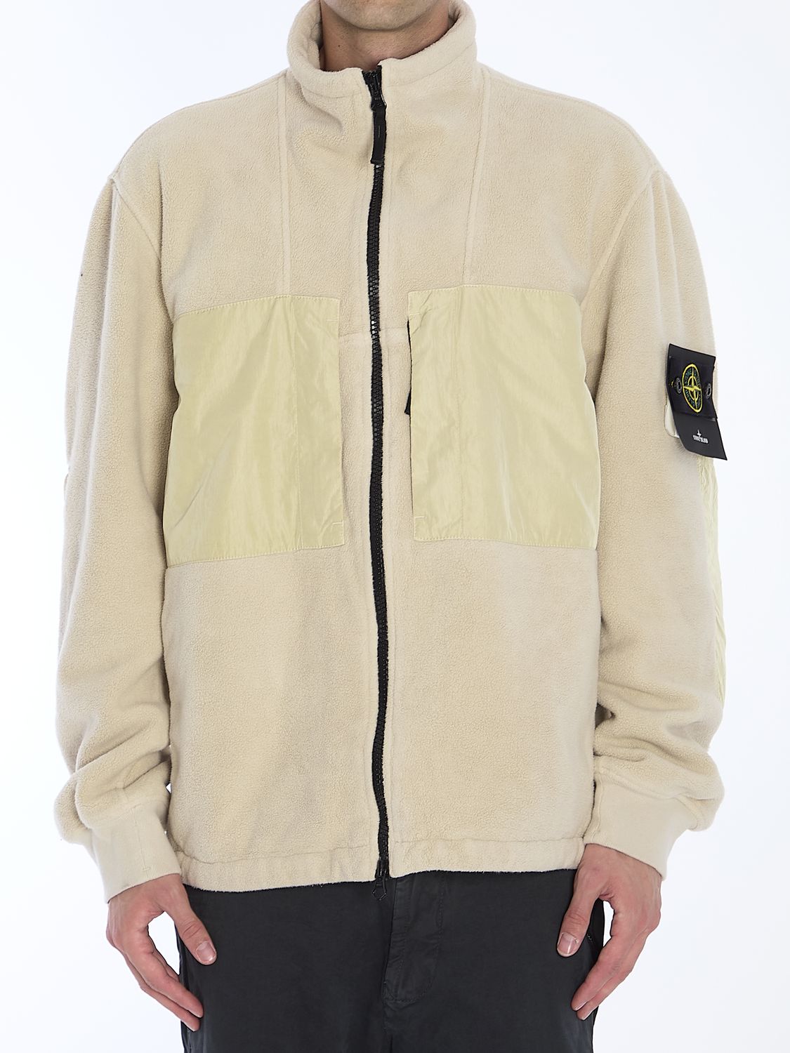 STONE ISLAND Men's Teddy-Effect Jacket