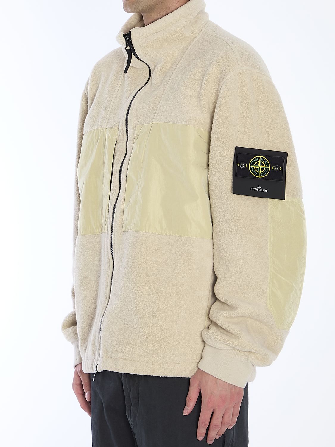 STONE ISLAND Men's Teddy-Effect Jacket