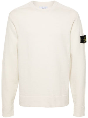 STONE ISLAND Wool Mix Crew Neck Sweater for Men - FW24 Collection