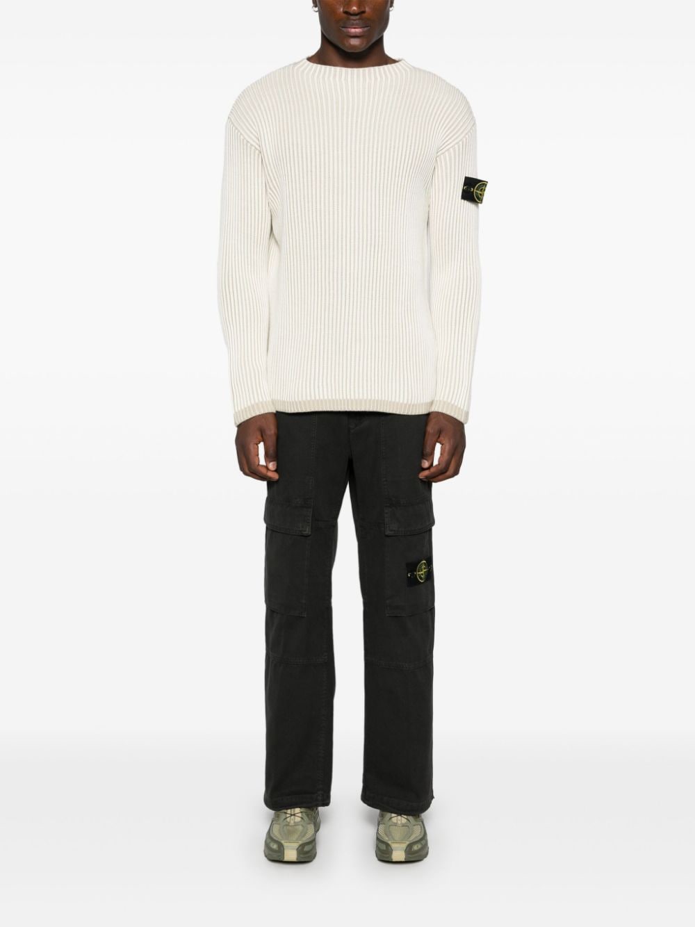 STONE ISLAND Men's Wool Crewneck Sweater