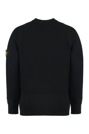 STONE ISLAND Wool-Blend Crew-Neck Sweater