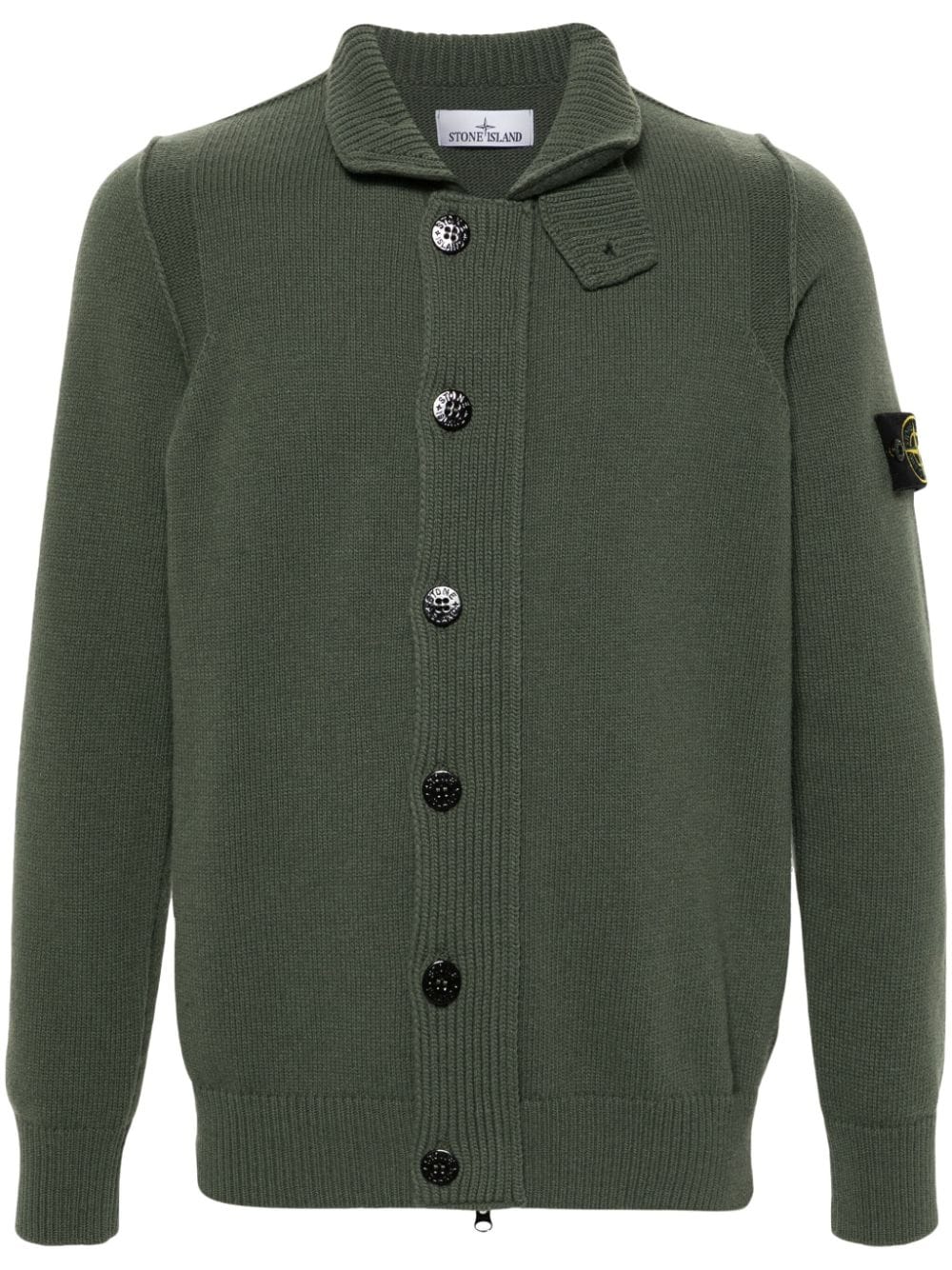 STONE ISLAND Compass-Badge Knit Cardigan for Men