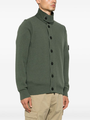 STONE ISLAND Compass-Badge Knit Cardigan for Men