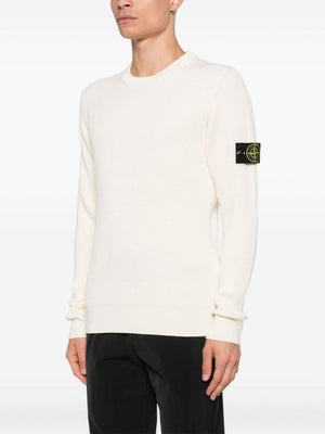 STONE ISLAND Men's Premium Wool Knit Sweater