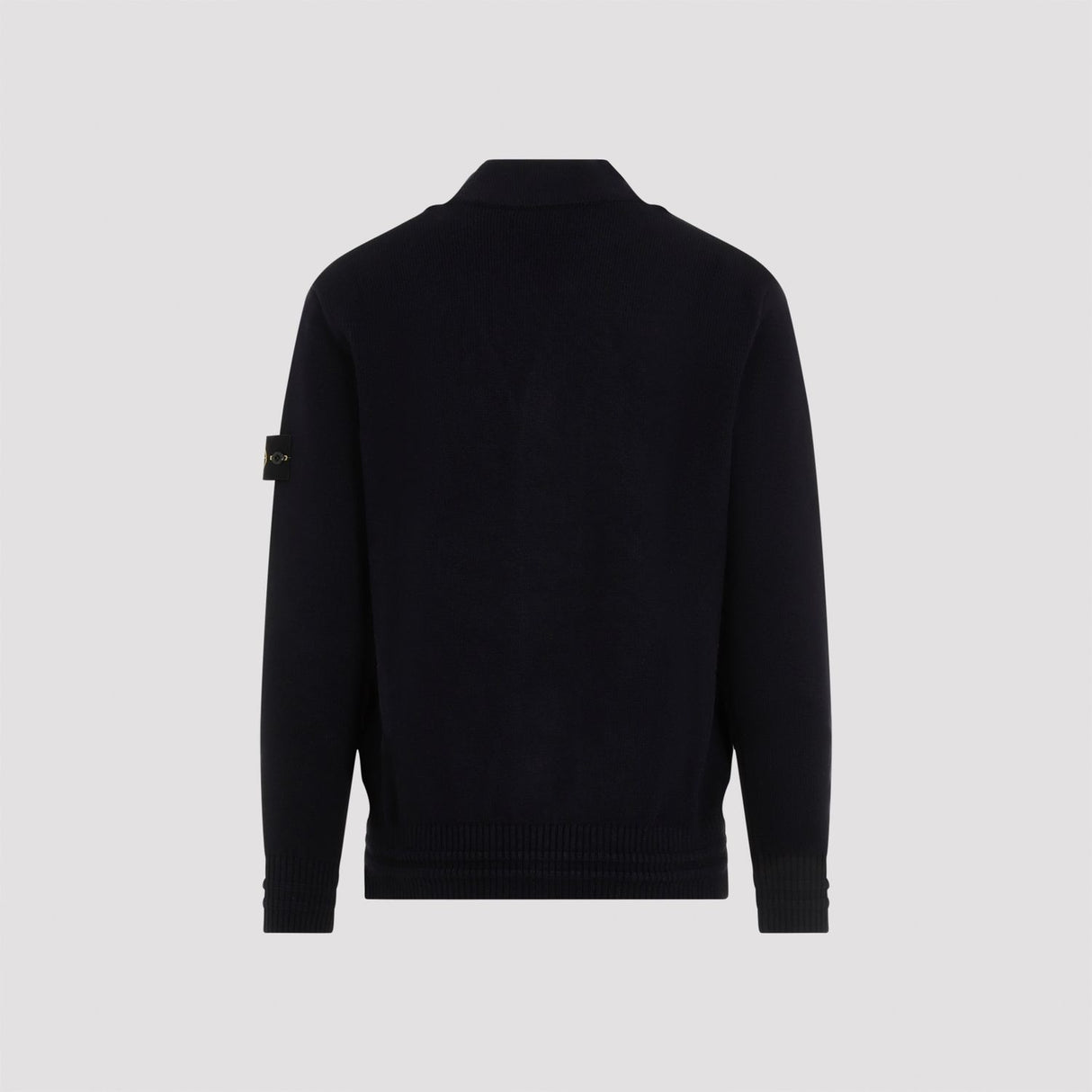 STONE ISLAND Cotton-Blend Cardigan with Removable Logo Patch - FW24