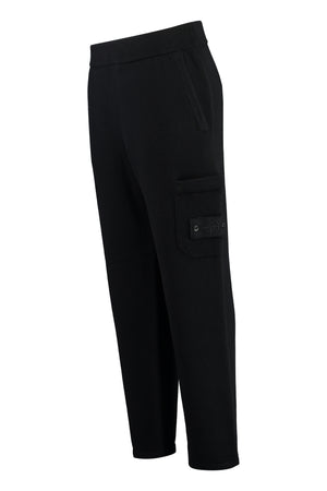 STONE ISLAND Classic Removable Logo Patch Virgin Wool Trousers