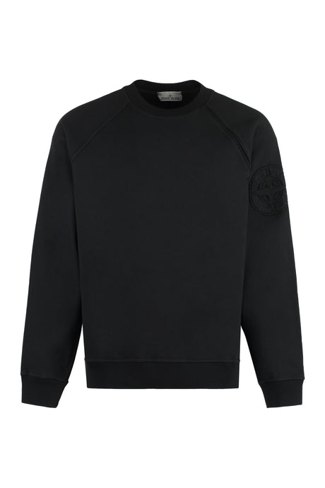 STONE ISLAND Classic Cotton Crew-Neck Sweatshirt for Men