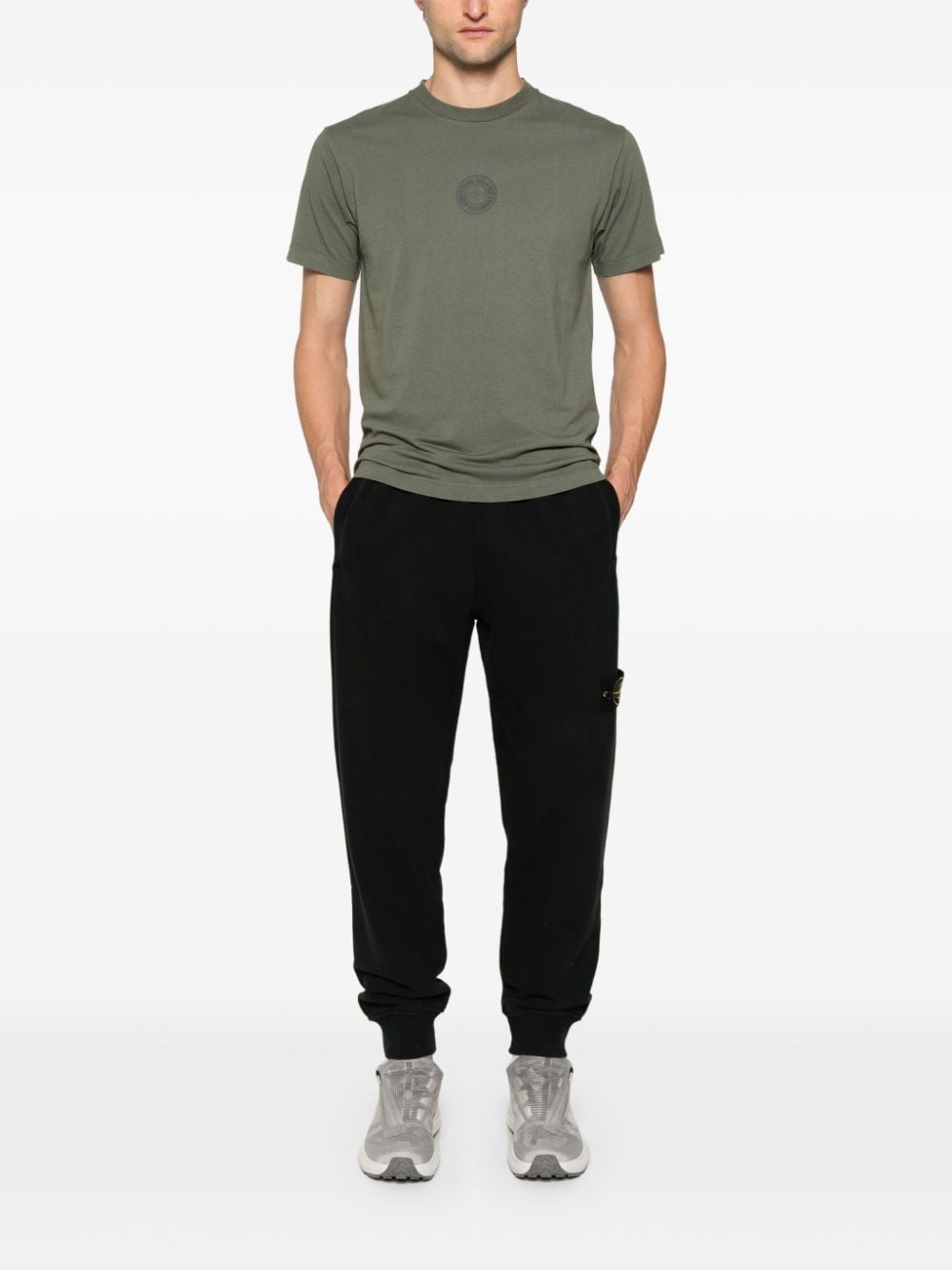 STONE ISLAND Essential Organic Cotton Track Pants