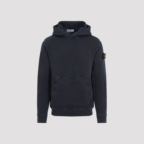 STONE ISLAND Classic Cotton Sweatshirt for Men - Fall/Winter 2024