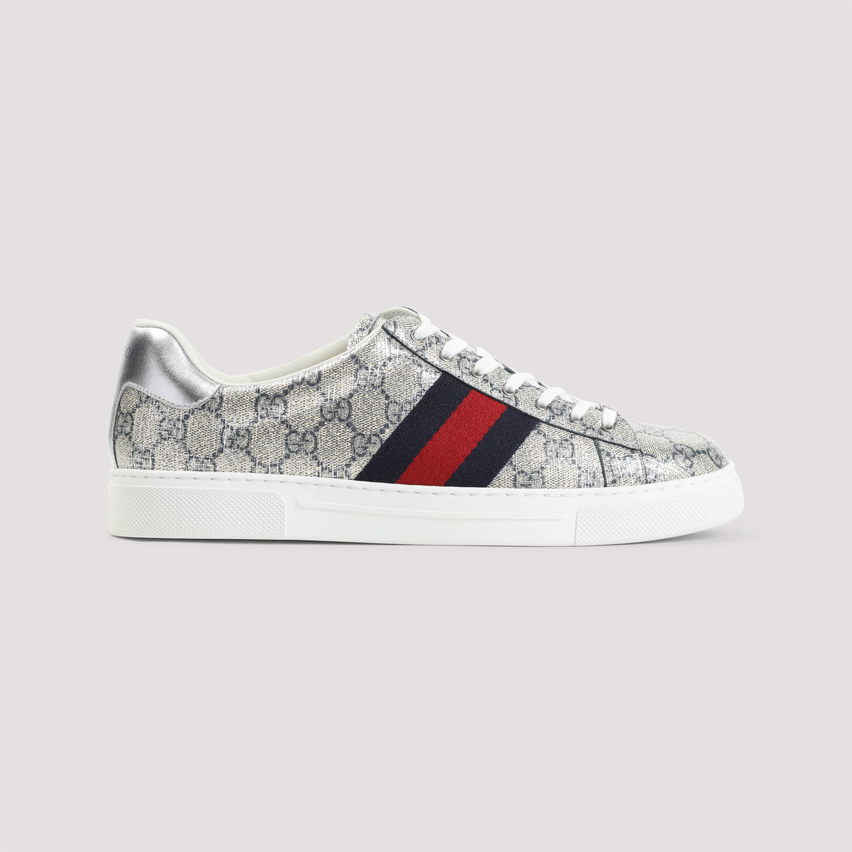 GUCCI Lurex Leather Sneakers for Men