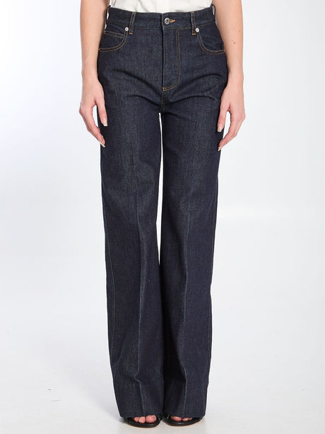 BOTTEGA VENETA Wide-Leg Denim Jeans for Women