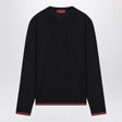 GUCCI Classic Crewneck Wool Jumper with Web Detail