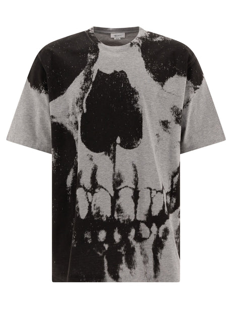 ALEXANDER MCQUEEN Skull Graphic T-Shirt for Men - SS25 Collection