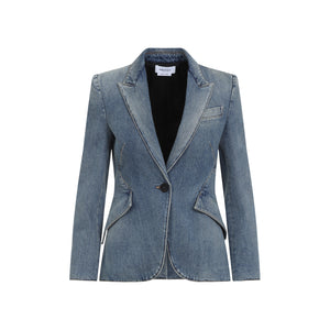 ALEXANDER MCQUEEN One Button Jacket - SS25 Collection