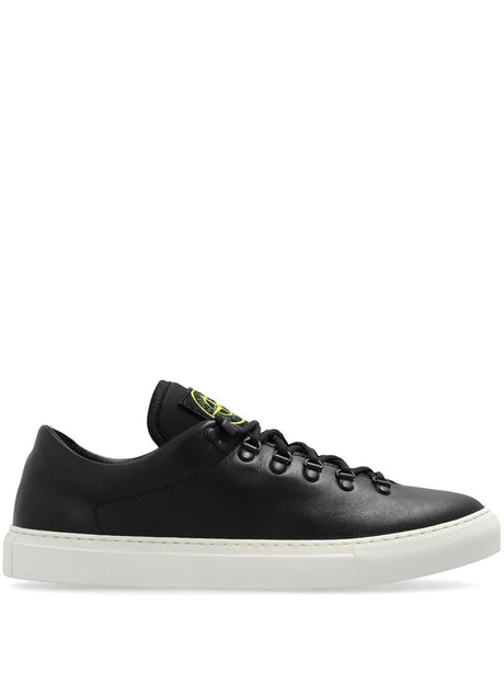 STONE ISLAND Sleek Black Moccasins for Men