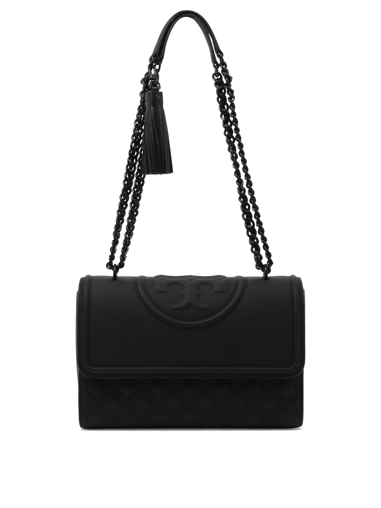 TORY BURCH Convertible Black Shoulder Handbag for Women | SS24 Collection