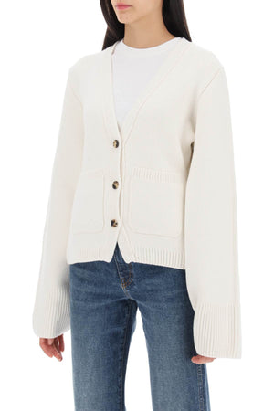 Áo Cardigan Cổ V Chất Lieu Cashmere Sang Trọng