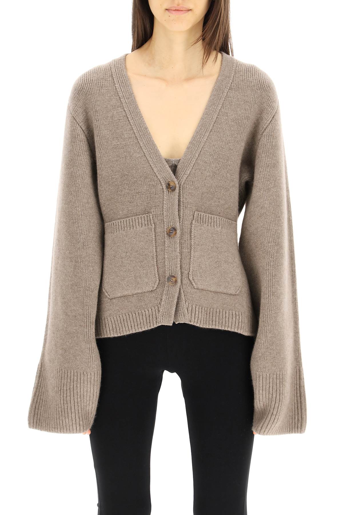 Áo Cardigan Cổ V Chất Lieu Cashmere Sang Trọng