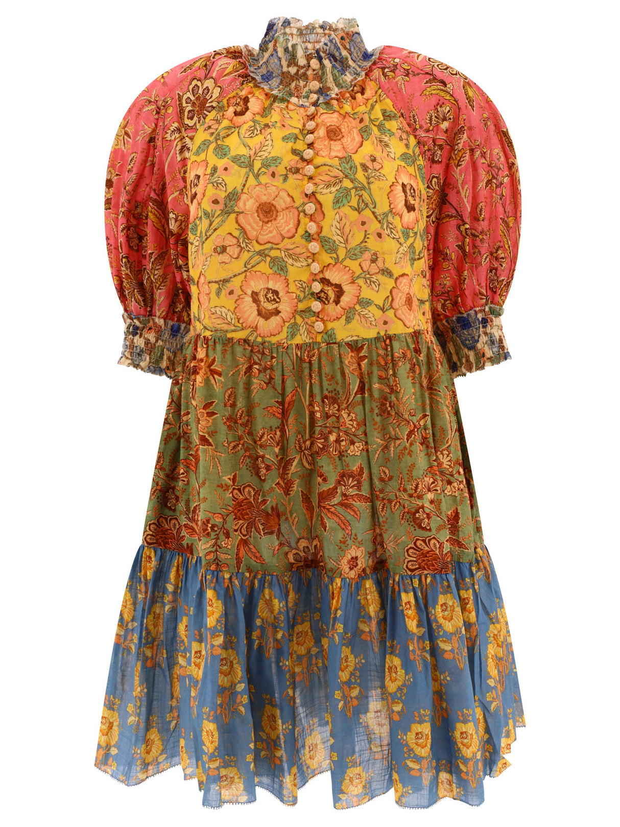ZIMMERMANN Yellow Lantern Dress for Women: SS24 Collection