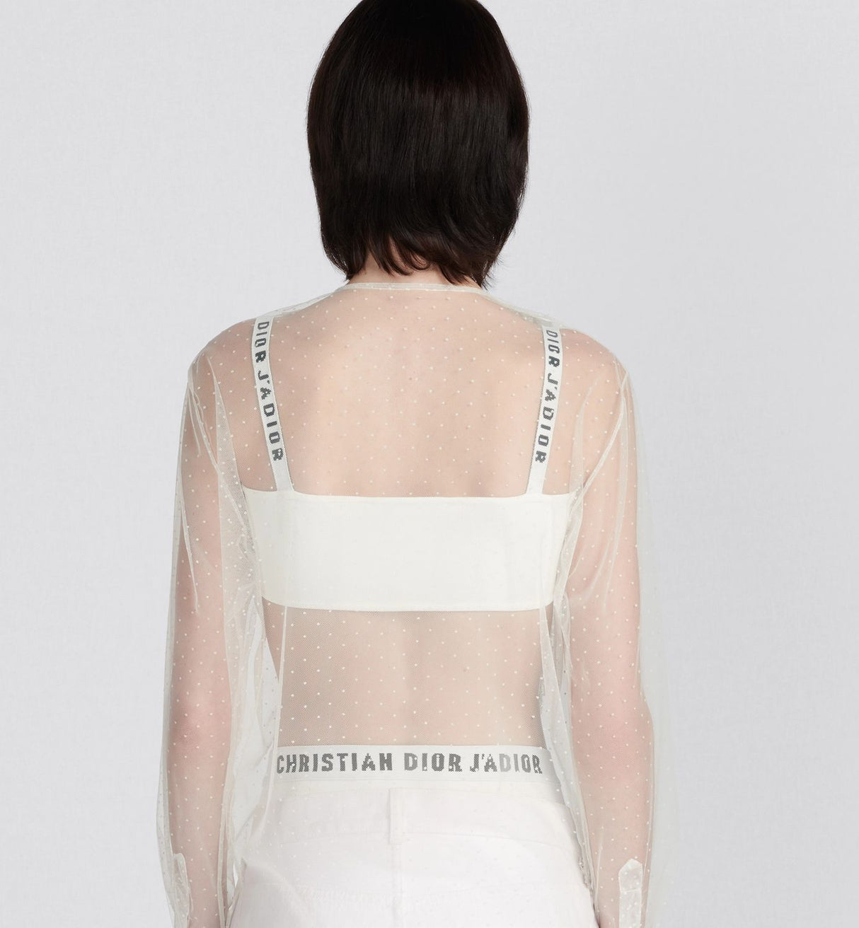 DIOR White Bralette for Women from SS24 Collection
