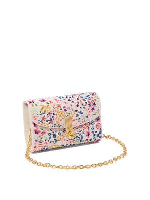 AMATO DANIELE Chic Floral Embroidered Mini Crossbody Handbag