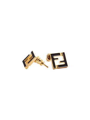 FENDI Forever Chic Metallic Earrings