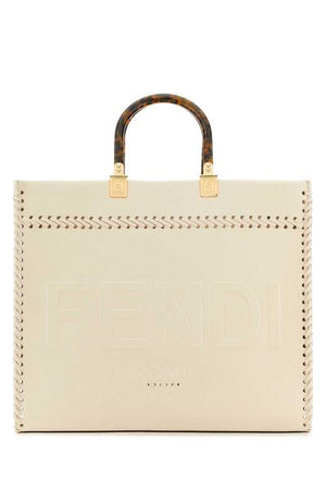 FENDI Sunshine Medium Tote Handbag - Effortlessly Chic Everyday Essential