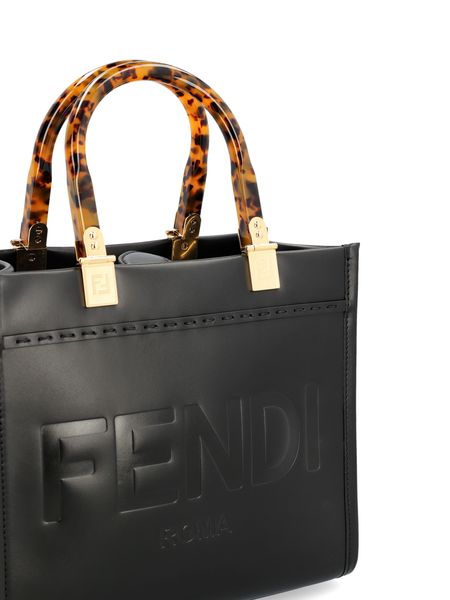 FENDI Mini Sunshine Top-Handle Handbag